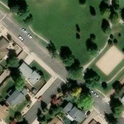 Volleyball Court, Colorado Springs, CO — aerial view