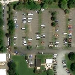 Sand Volleyball Court, Washington, DC — aerial view