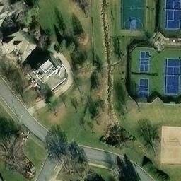 Sand Volleyball Court, Overland Park, KS — aerial view
