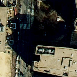 Sand Volleyball Court, Arlington, VA — aerial view