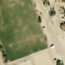 Sand Volleyball Court, Buena Vista, CO — aerial view