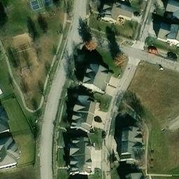 Stonebridge HOA Sand Volleyball Court — aerial view