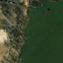 Sand Volleyball Court, Alexandria, VA — aerial view