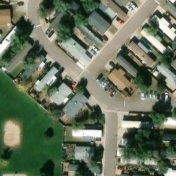 Volleyball Court, Colorado Springs, CO — aerial view