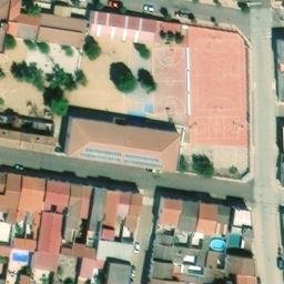 Volleyball Court — aerial view