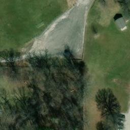 Grass Volleyball Court, Edwardsville, IL — aerial view