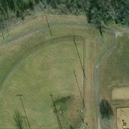 Sand Volleyball Court, Edgerton, KS — aerial view