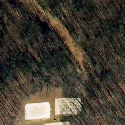 Sand Volleyball Court, VA — aerial view