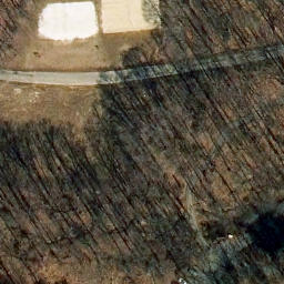 Sand Volleyball Court, VA — aerial view