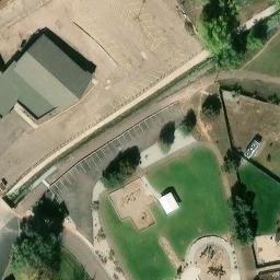 Sand Volleyball Court, Security-Widefield, CO — aerial view