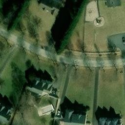 Grass Volleyball Court, MD — aerial view