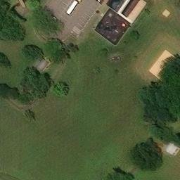 Sand Volleyball Court, Warrenton, VA — aerial view