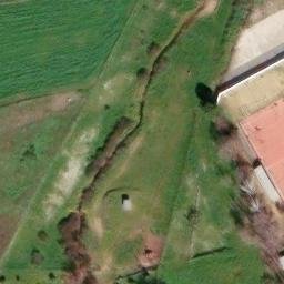 Sand Volleyball Court — aerial view