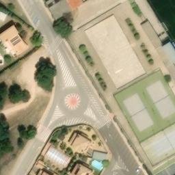 Volleyball Court — aerial view