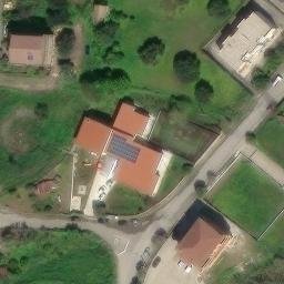 Volleyball Court near Maierato — aerial view