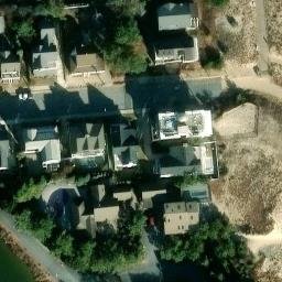 Poodle Beach Volleyball — aerial view