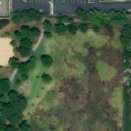 Sand Volleyball Court, El Dorado Hills, CA — aerial view