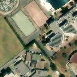 Volleyball Court — aerial view