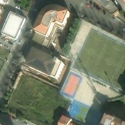 Volleyball Court near Vibo Valentia — aerial view
