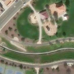 VALLEY OAK PARK Volleyball Court (GIS 3159) — aerial view