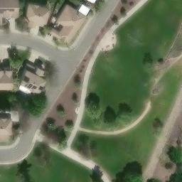 NORTH NATOMAS COMMUNITY PARK Volleyball Court (GIS 5767) — aerial view