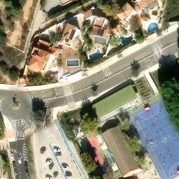 Volleyball Court — aerial view