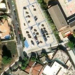 Vista aérea de Bolsa norte — Avda. Generalitat (Calpe)