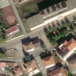 Volleyball Court near San Costantino Calabro — aerial view