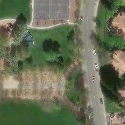 MANUEL BARANDAS PARK Volleyball Court (GIS 5319) — aerial view