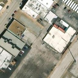 Volleyball Court, St. Louis, MO — aerial view