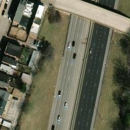 Volleyball Court, St. Louis, MO — aerial view