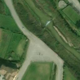 Volleyball Court near Brognaturo — aerial view