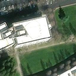 Volleyball Court, Rancho Cordova, CA — aerial view