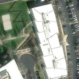 Sand Volleyball Court, Rancho Cordova, CA — aerial view