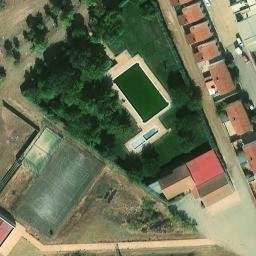 Cancha de Vólei-playa — aerial view