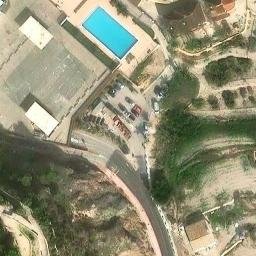 Vista aérea de Recinto del casco (con tarifa en OSM) (Finestrat)
