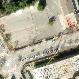 Volleyball Court near Benidorm — aerial view