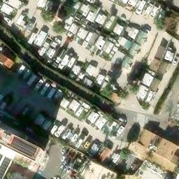 Volleyball Court near Benidorm — aerial view