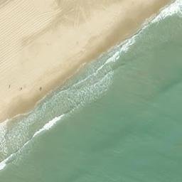 Sand Volleyball Court — aerial view