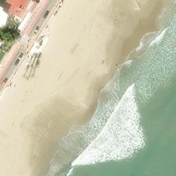 Sand Volleyball Court — aerial view