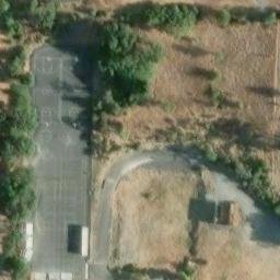 Sand Volleyball Court, Larkfield-Wikiup, CA — aerial view