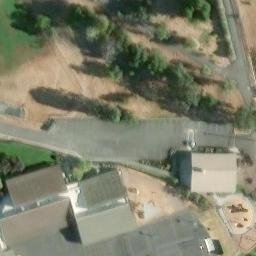 Sand Volleyball Court, Larkfield-Wikiup, CA — aerial view