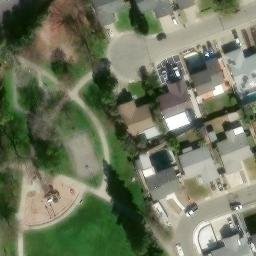 LESLIE WOOD PARK Volleyball Court (GIS 492) — aerial view