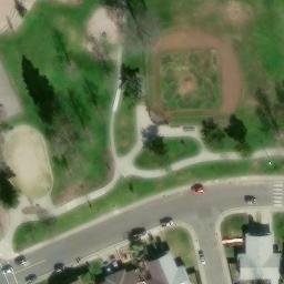 VALLEY HI COMMUNITY PARK Volleyball Court (GIS 2420) — aerial view