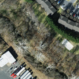 Sand Volleyball Court, Harrisonburg, VA — aerial view