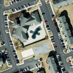 Volleyball — aerial view