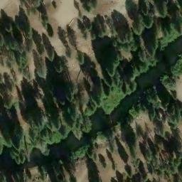 Sand Volleyball Court, Dorrington, CA — aerial view