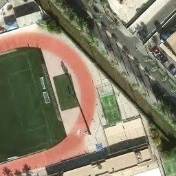 Voley playa — aerial view