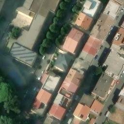 Volleyball Court near Cittanova — aerial view