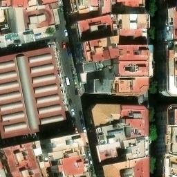 Vista aérea de Parking de la Lonja (Alicante)